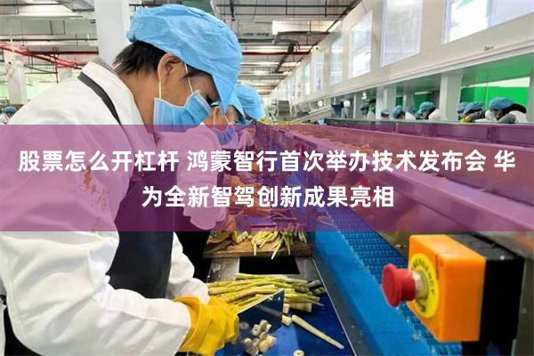 股票怎么开杠杆 鸿蒙智行首次举办技术发布会 华为全新智驾创新成果亮相