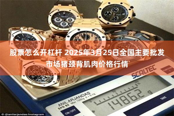 股票怎么开杠杆 2025年3月25日全国主要批发市场猪颈背肌肉价格行情