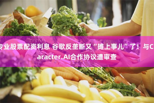 专业股票配资利息 谷歌反垄断又“摊上事儿”了！与Character.AI合作协议遭审查
